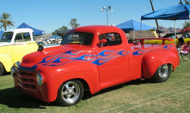  April 2010 1948 Studebaker Pickup Street Rod front angle 