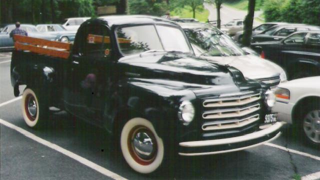 1949 Studebaker Pickup Truck Rear Angle View