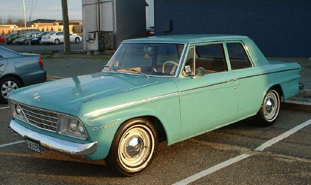 1965 Studebaker Commander Sedan Rear Angle View