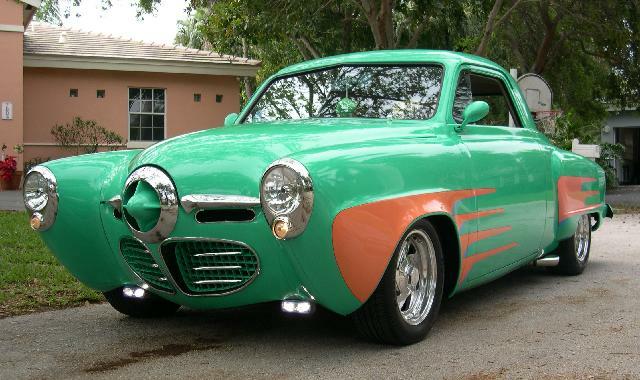 Custom 1950 Champion Business Coupe Rear Angle