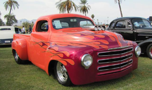  December 2010 1953 Studebaker Pickup Street Rod front angle 